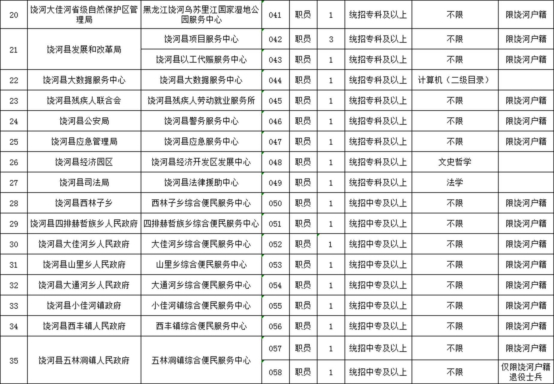 新邱区数据和政务服务局招聘公告详解