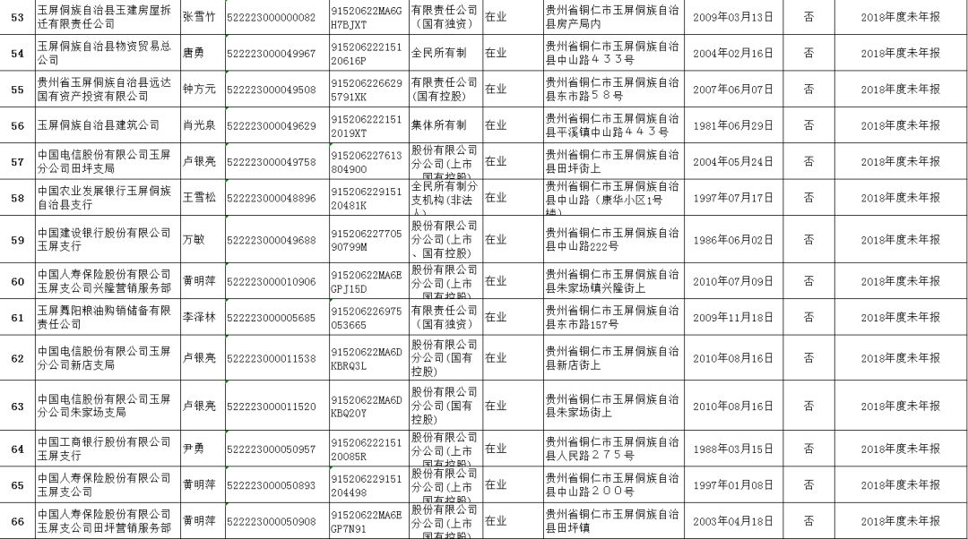 玉屏侗族自治县市场监督管理局领导团队概览